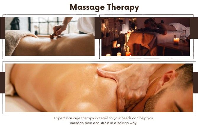 Massage therapy for stress and pain relief