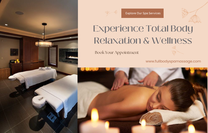 Client enjoying relaxing spa services at Full Body Spa Massage