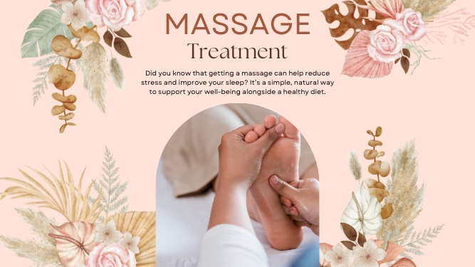 Beige Brown Bohemian Massage Treatment Instagram Post (667 x 375 px)